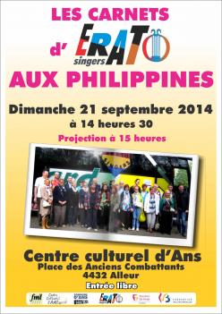 Les carnets d'Erato Singers aux Philippines 21-09-2014