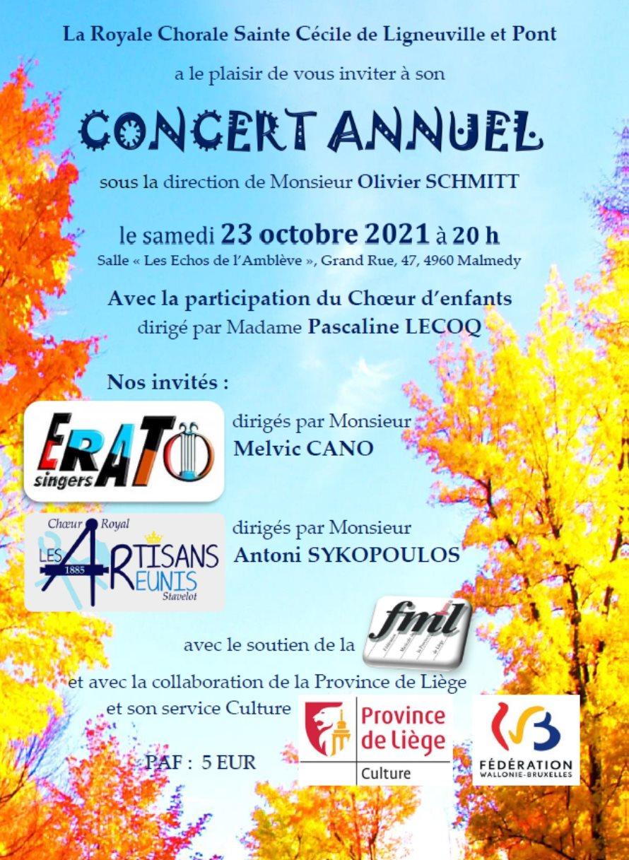 Affiche concert ligneuville